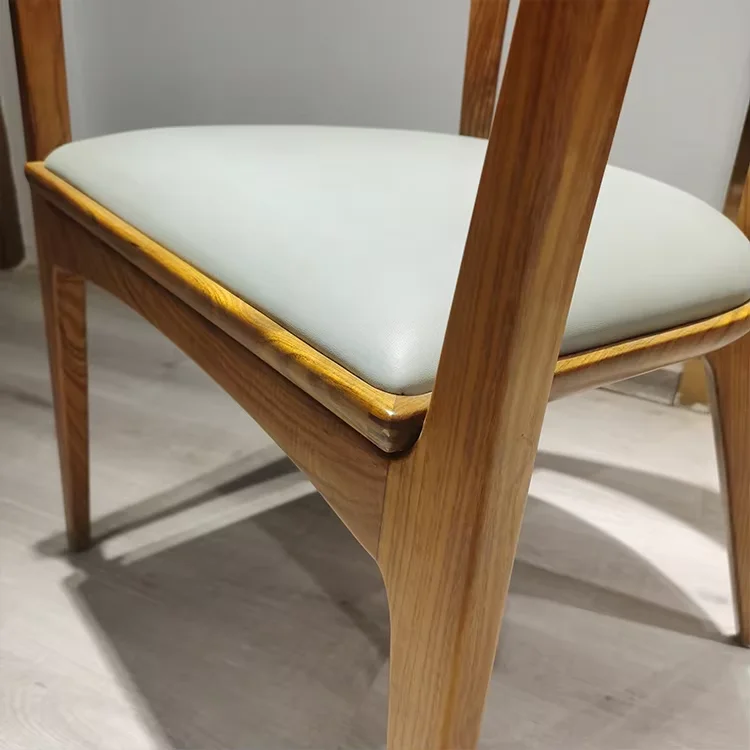 #Commercial Restaurant High-Back Armchair Comfortable Wooden Dining Chair Wooden Upholstered Chairs