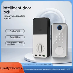 Smart password fingerprint door lock automatic TUYA mobile phone control swipe card door lock password fingerprint door lock