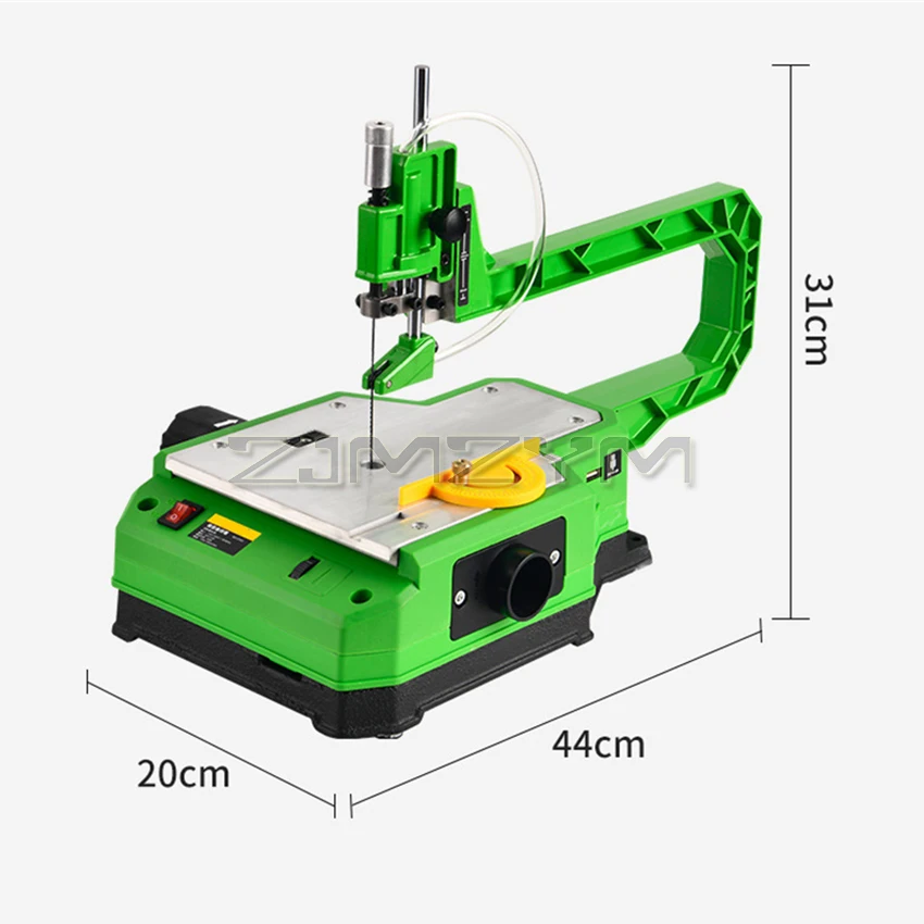 BG-8300 Multifunctional Dust-free Jig Saw Electric Desktop Curved Saw Woodworking Wire Saw Machine 110-240V 80W 1200~2400r/min