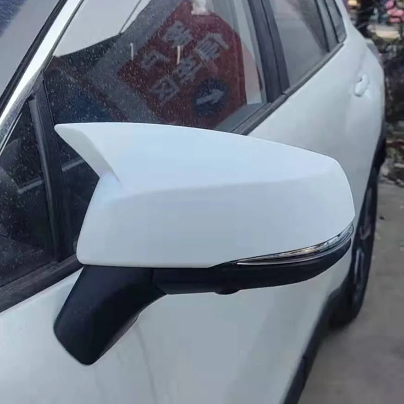 For Toyota Fortuner Hilux Innova Corolla Cross 2023 Mirror Cover Cap, Carbon Look, Decorative Shell, Replacement Accessory