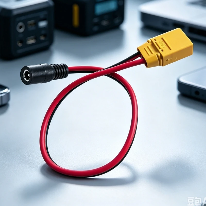 Charging Wire XT90 to 5.5 x 2.1mm Female Power Cable, 14AWG PVC Covered Cable for Battery Charging for Daily Use F19E