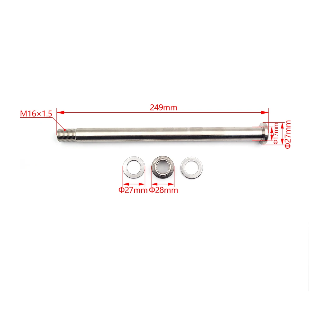 OTOM Motorcycle Swing Arm Axle Pivot Swingarm Shaft Axis 33D-22141-00-00 For YAMAHA YZF WRF YZFX 250 450 Dirt Bikes Accessories