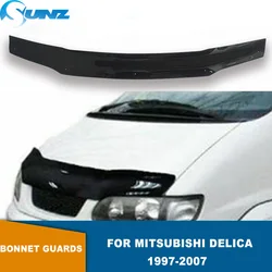 Bug Shield Hood Deflector Protector  For Mitsubishi Delica 1997 1998 1999 2000 2001 2002 2003 2004 2005 2006 2007 Bonnet Guards