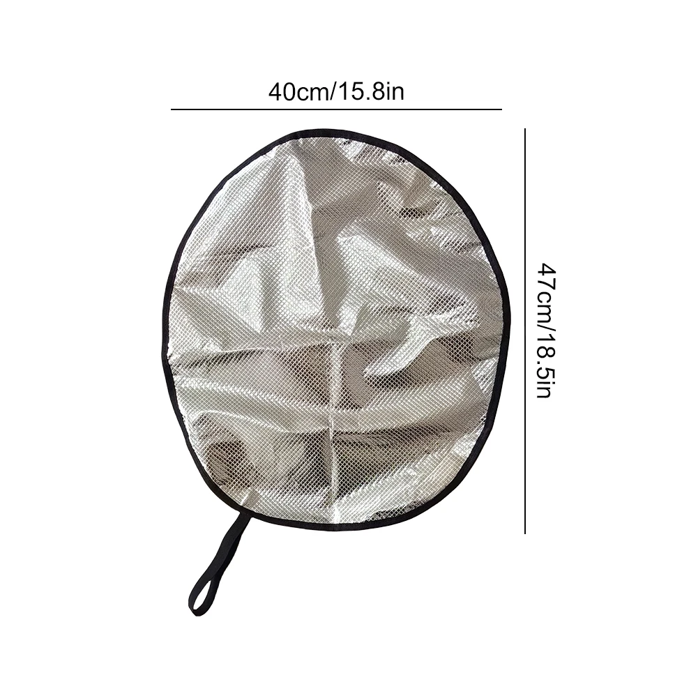 Capa de volante sombra anti-uv proteção solar bloco protetor solar raios uv fresco no verão universal para carros caminhão suv