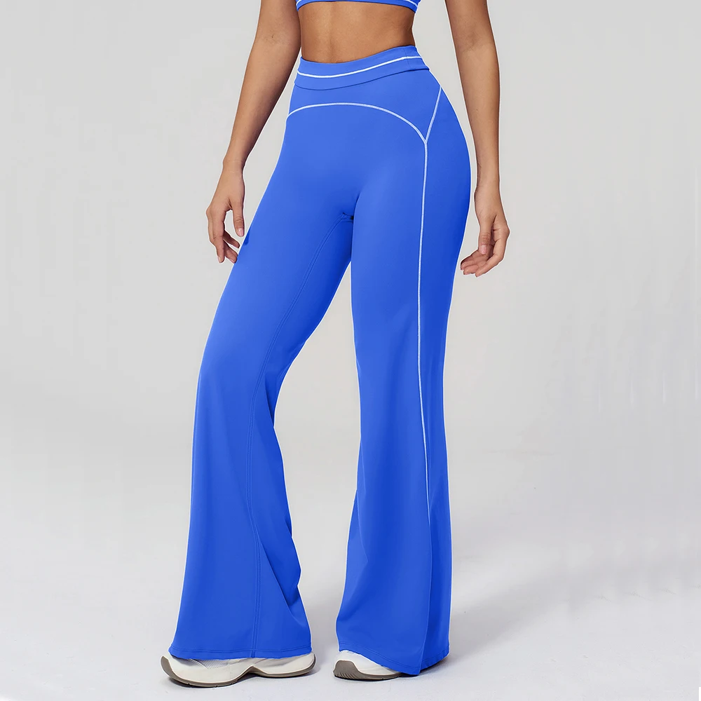 

Yoga Leggings Women Fitness Leggings Running Cycling Flared Pants Sports Leggings High Waist Wide Leg Pants Workout Gym Clothing
