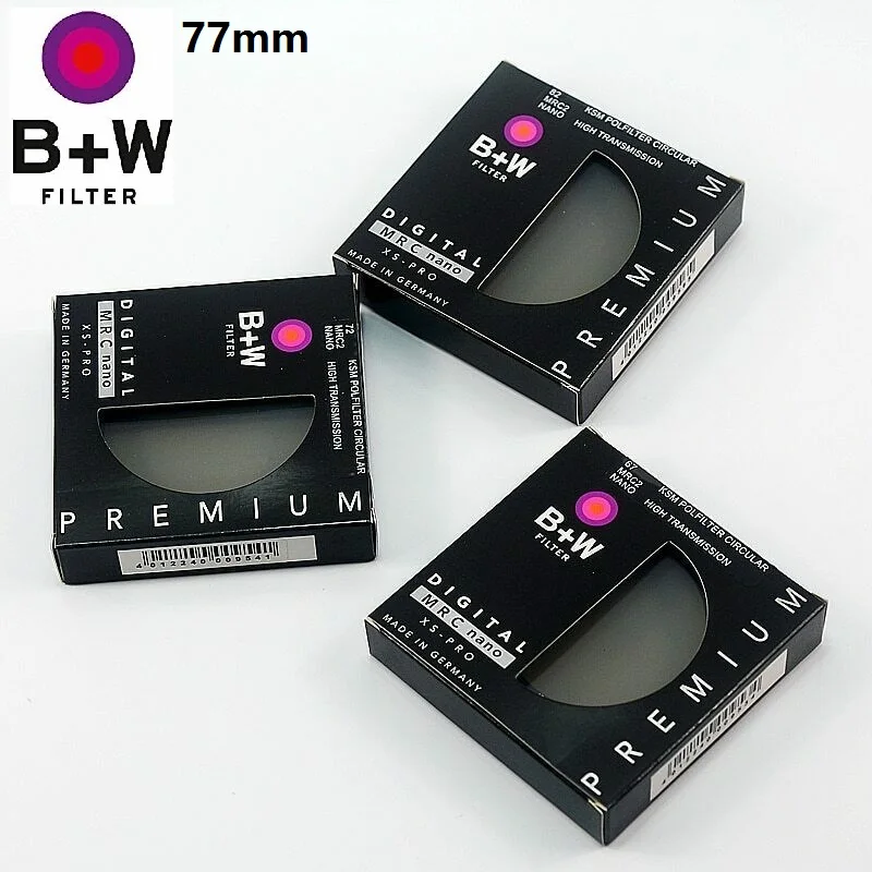 B+W CPL 77mm KSM Digital XS-PRO MRC Nano Haze Filter Polarizer/Polarizing CIR-PL Multicoat Protective For Camera Lens