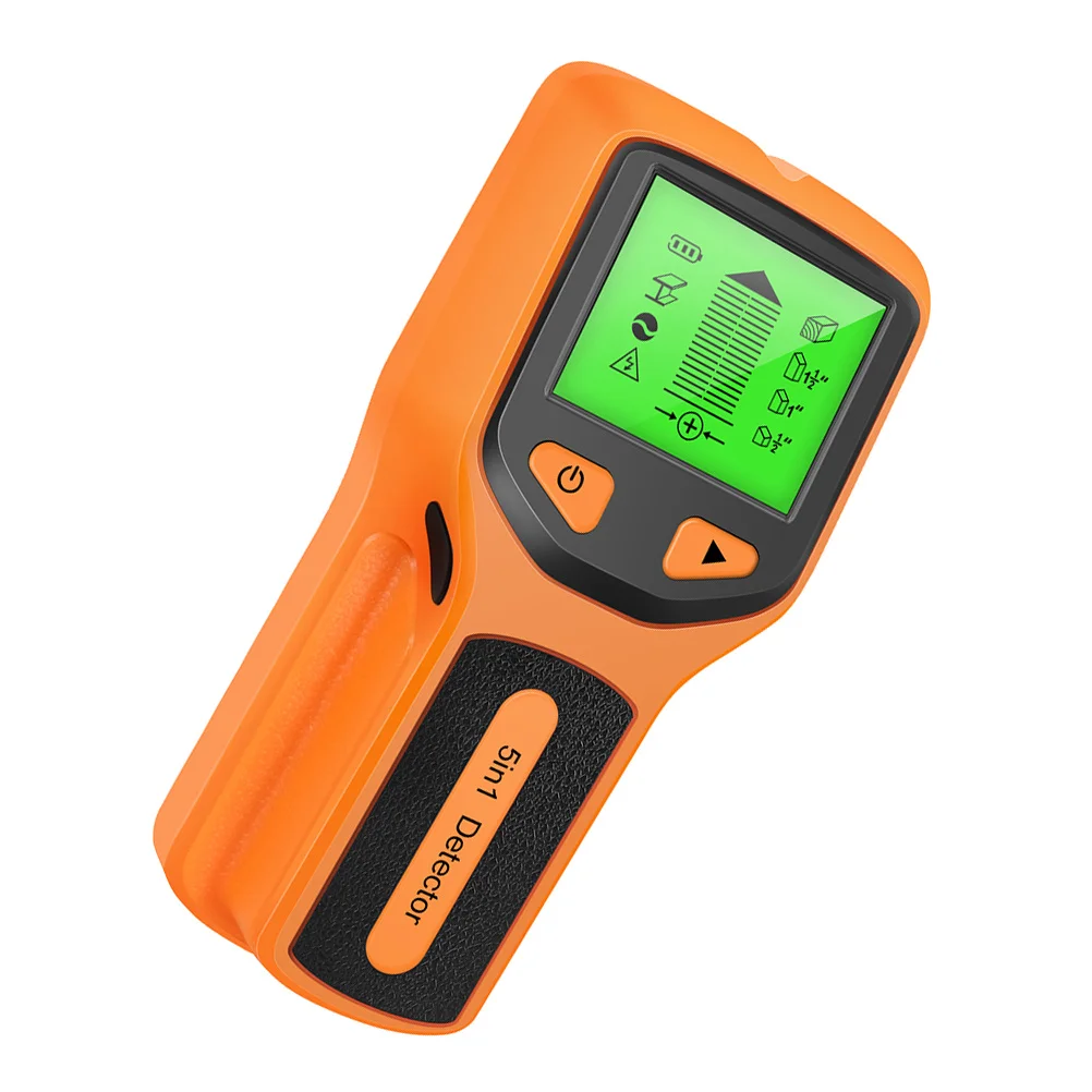 

5 in 1 Wall Durable Stud Finder Sensor Metal Scanner LCD Display Electronic Finder for Locating Studs Wires Metal in