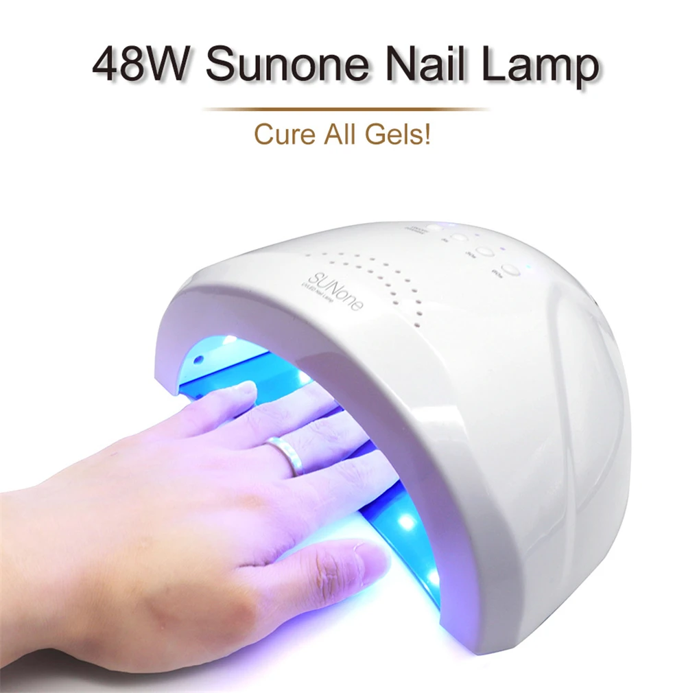 

1PC SUNone 48W UV LED Lamp for Nails Professional Gel Polish Drying Lamp With 3 Gear Timer Protable Smart Nail Dryer Nail Tools