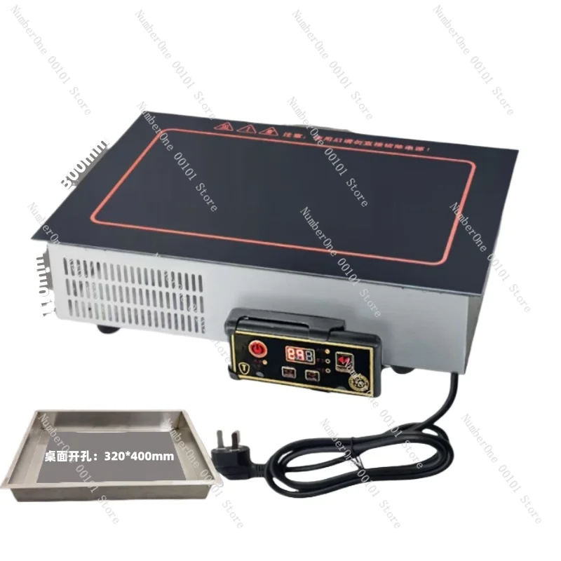 2500~ 5000W String Induction Cooker Commercial Electric Ceramic Cooker Oden Boiled Malatang Rectangular Grilled Fish Plate view 5
