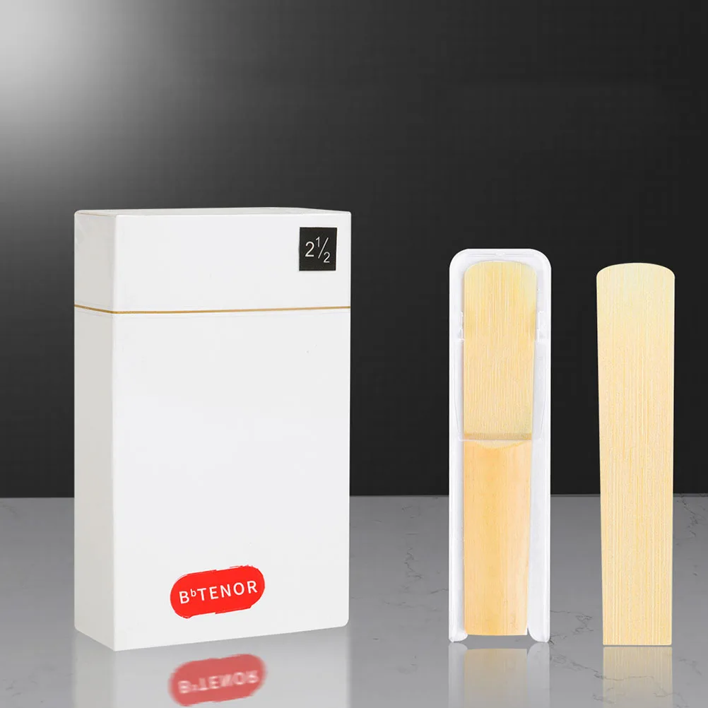 

10 Pcs Tenor Professional Saxophone Instrument Accessories Traditional Saxophone Part H 2.5 Sax Sax Reeds 2.5 Reeds made