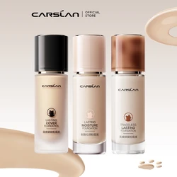 CARSLAN-Base líquida de larga duración para la cara, corrector de cobertura completa, blanqueador, Control de aceite, maquillaje