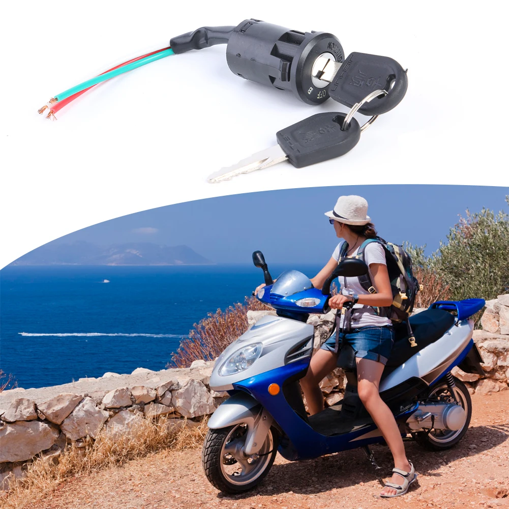 Fahrradschalter-Schlüssel für Elektrofahrräder, E-Scooter und Motorräder – Outdoor-Fahrradunterhaltung mit Stromschloss