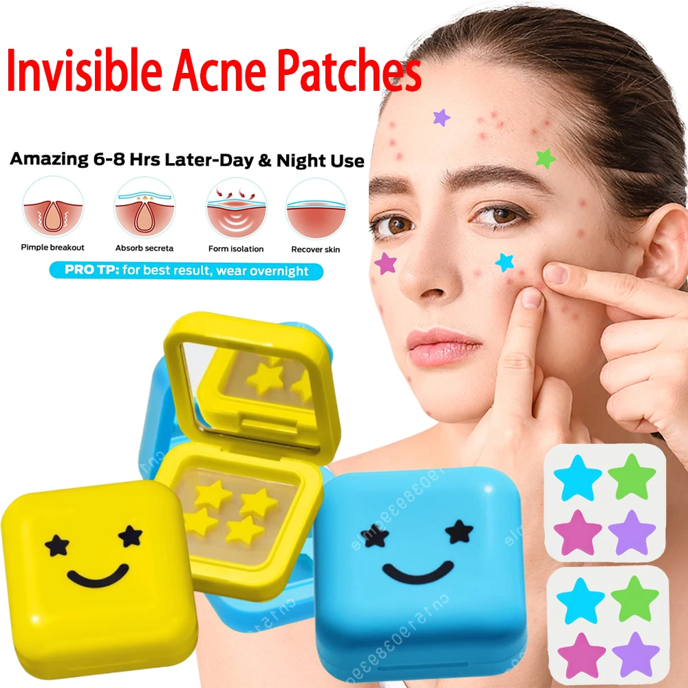 

Невидимые наклейки для удаления прыщей, гидроколлоидный звездный цвет, пластырь от прыщей, воспаление, защита от загрязнения, консилер, инструмент для макияжа