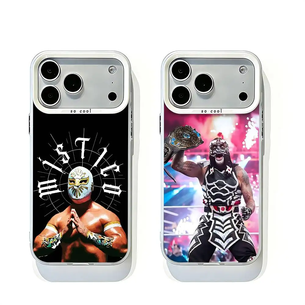 Funda Protectora con Lente Mate Blanca P-Pentagon Jr Penta Cero Miedo So Cool para iPhone 16 15 17 14 11 12 13 Pro Max