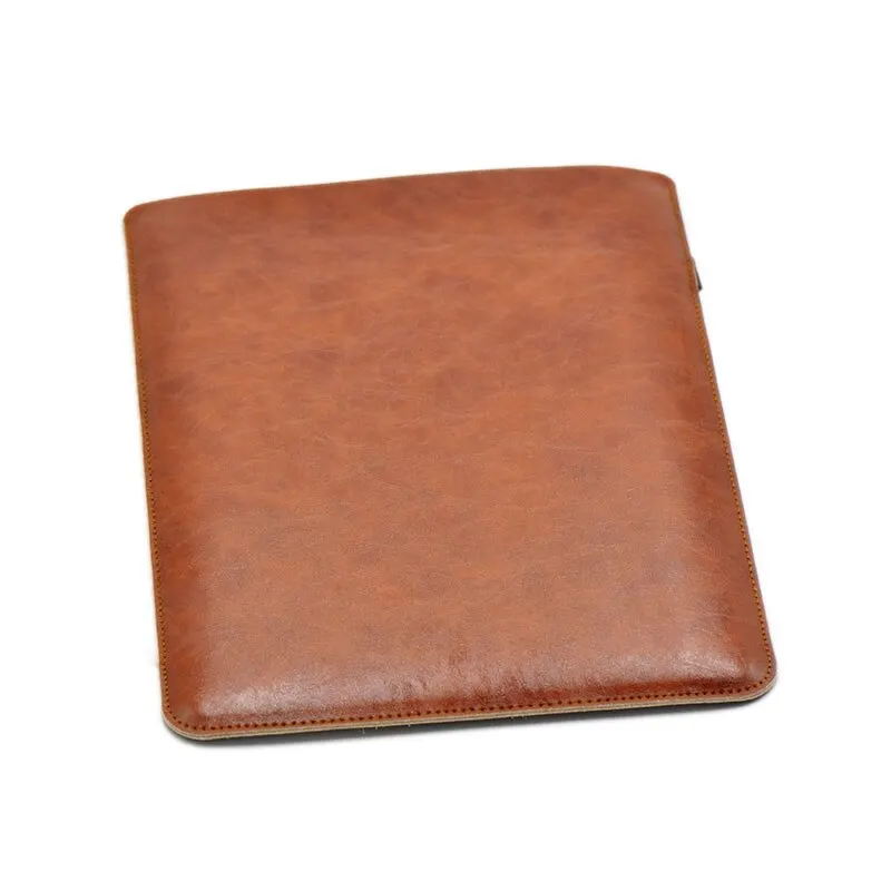 Simple Style Ultra Thin Super Slim 13.3 Inch Sleeve Pouch Cover PU Leather Laptop Bag Case For M2 MacBook Pro Air 13.6