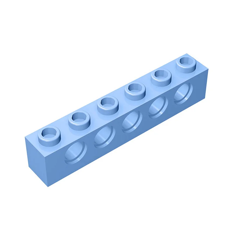 

10pcs 3894 1x6 with 5 Holes MOC Brick Parts Building Blocks Accessories Assemble Replaceble Changeover Particle DIY Kid Gift Toy