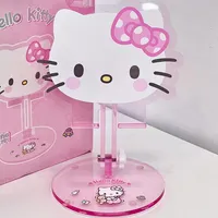 Hello Kitty Adjustable Folding Phone Stand – Sanrio Cartoon Gift Box Multi-Functional Desktop Holder for Phone Tablet Gift