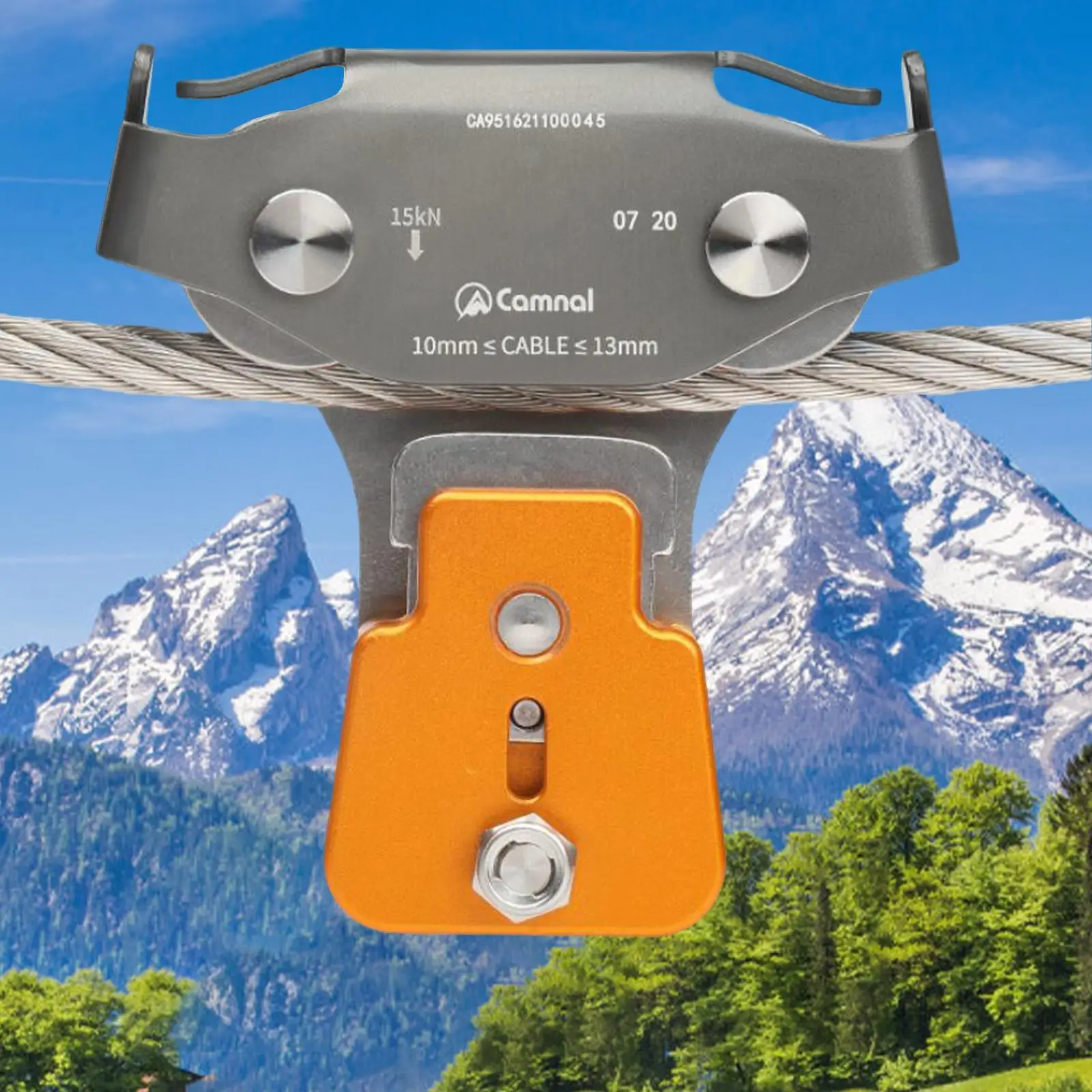 

Rock Climbing Pulley 15kN Easy to Install Pulling Device for Mountaineering