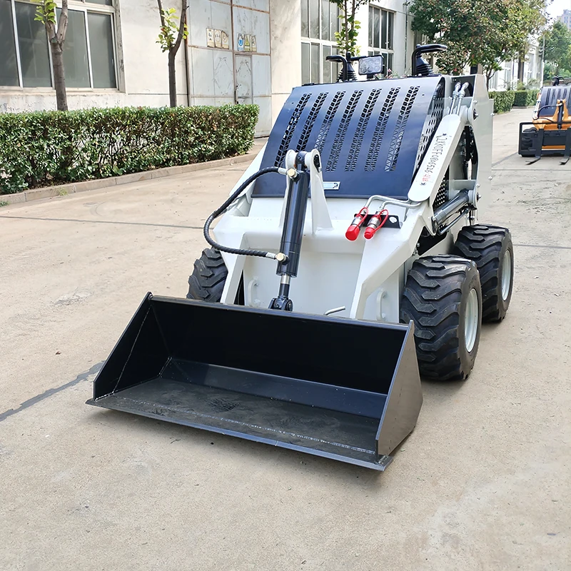 중국 제조업체 미니 스키드 스티어 로더 판매 농장용 스키드 스티어 로더 빠른 배송 다기능 휠 로더
