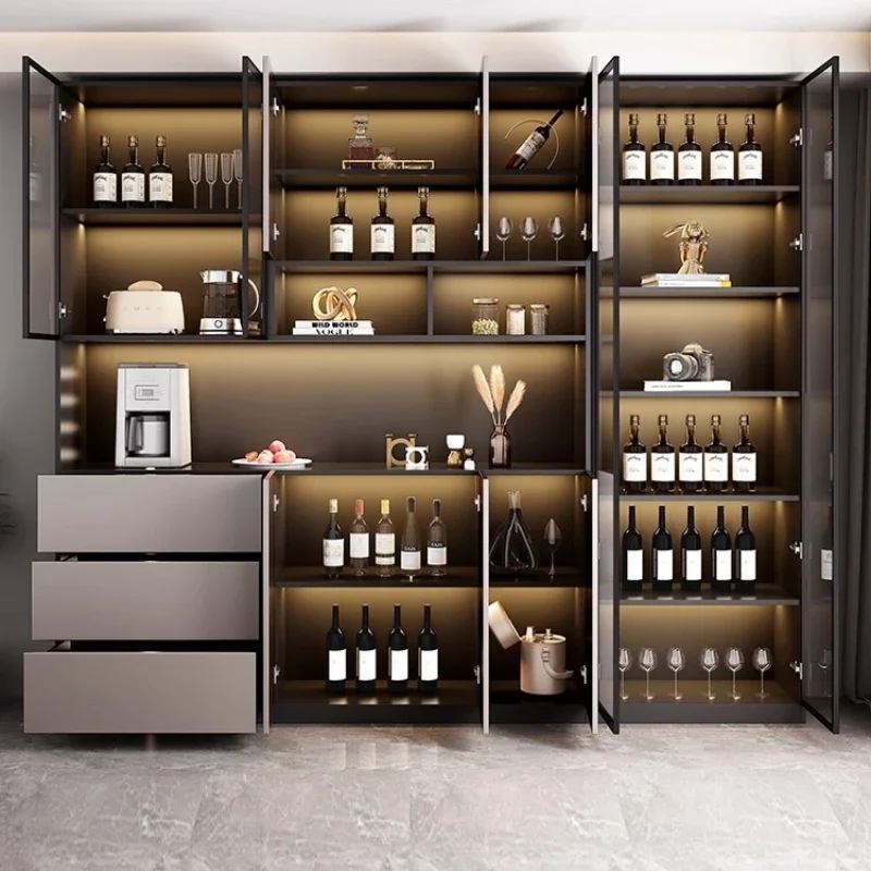 

Стеклянные витрины Vitrina для гостиной, уличный мобильный бар Per Casa, внешний бар, здание, орех, шведский стол, белый мини