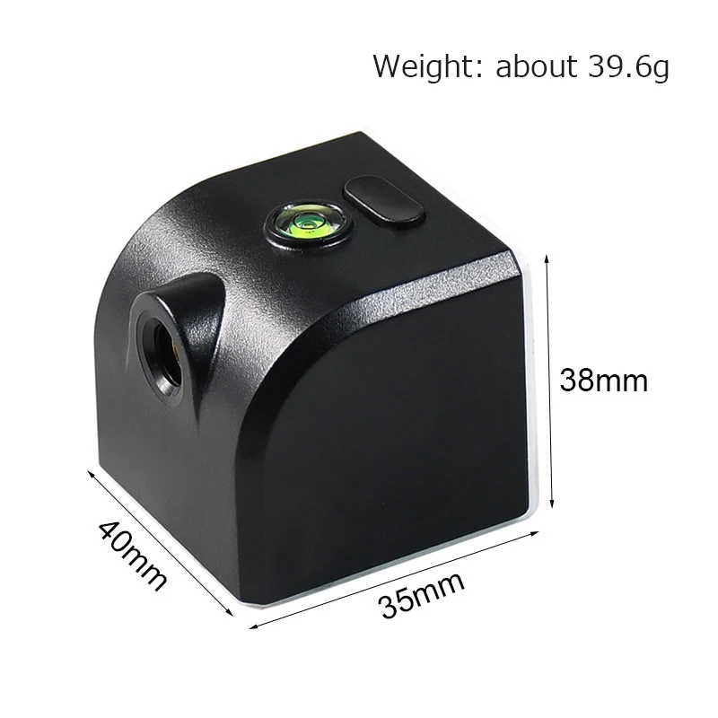 Portable Mini Cross Laser Levels Green Light Laser Beam Horizontal Line Vertical Line Precise Level Tool Cross Lines Laser level