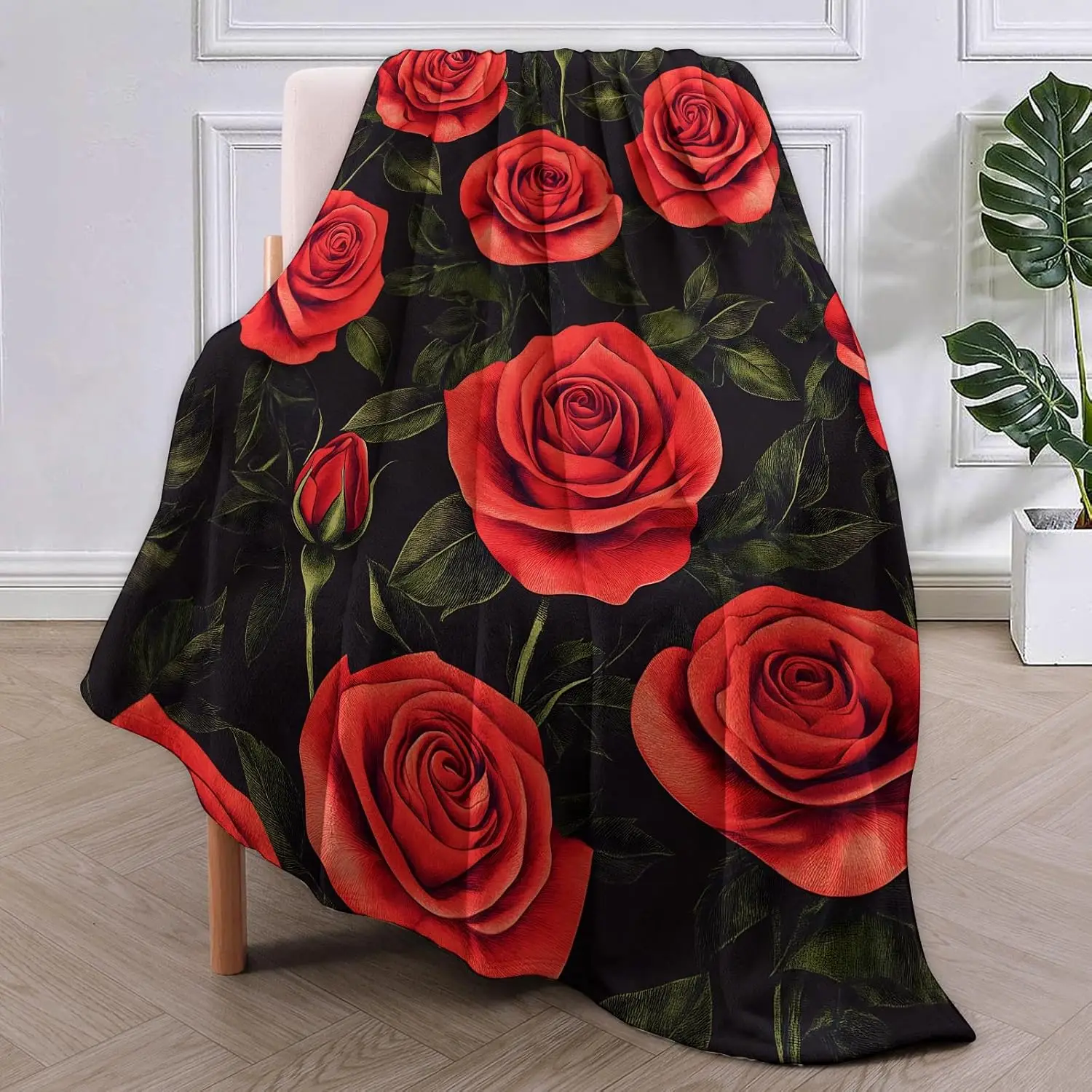 Coperta in flanella per camper, regali da campeggio, coperta a tema campeggio per donne, coperte morbide e leggere per l'arredamento del letto, la casa, il viaggio