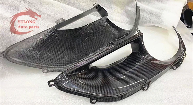 For Ferrari 488 GTB Spider Upgrades The N Style Dry Carbon Fibre Tail Lamp Shade Tail Light Frame