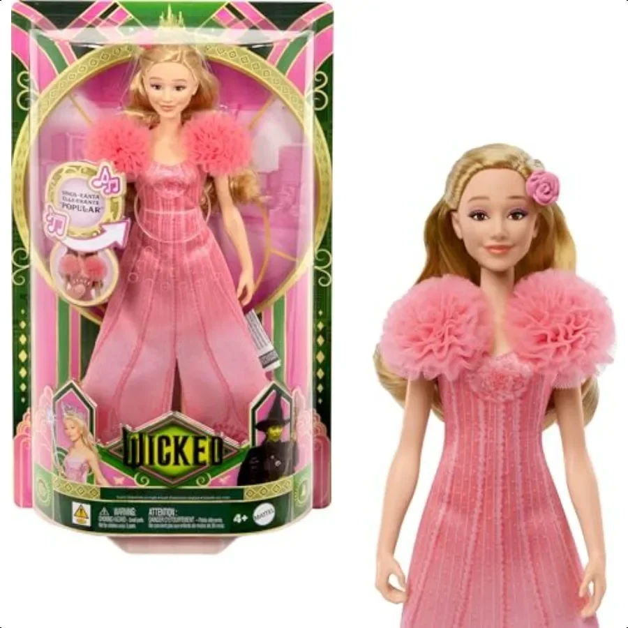 

Wicked Singing Glinda Fashion Doll Accories Posable with MovieInspired Look Removable Outfit Sings Popular