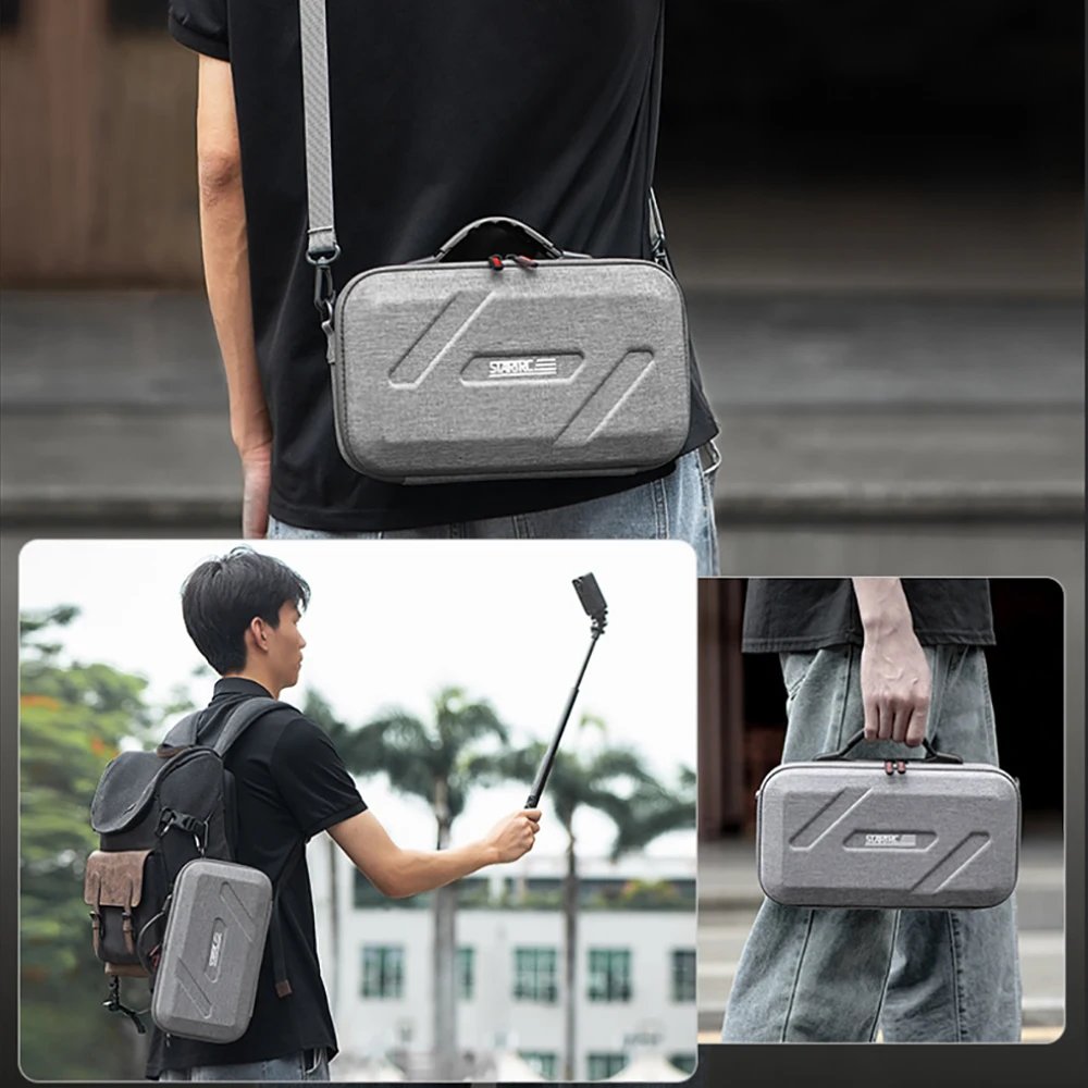For DJI Osmo 360 Adventure Combo Box Travel Storage Case Nylon All-in-One Carrying Case Portable Shoulder Strap Bag Accessories