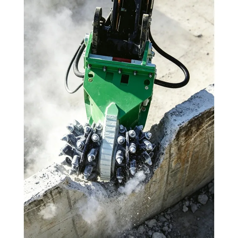 High Performance Noise Reduced Milling Drum for Excavator Drum Cutter for Residential Area Soft Rock Excavating with CE ISO