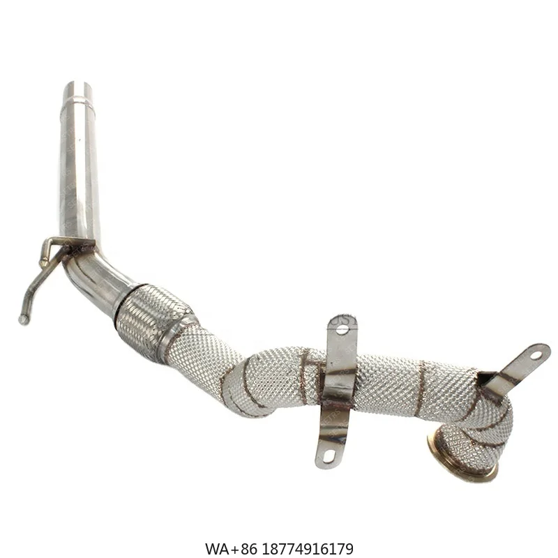 

High Performance Exhaust Downpipe for A3 1.4T/1.8T/2.0T 2014-2022 High Flow Catted Downpipe Exhaust Pipe