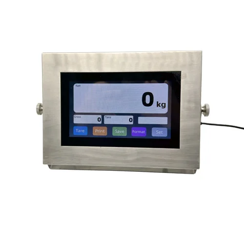 Stainless Steel Digital Weight Indicator with Touch Screen Force Sensor & Load Cell for Weighbridge