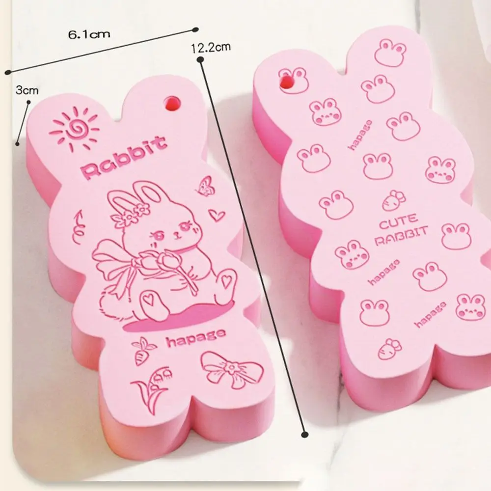 سوبر لينة التقشير حمام الإسفنج لوازم الحمام الجسم العناية بالبشرة حمام الإسفنج Sassafras الكرتون الأرنب حمام الإسفنج