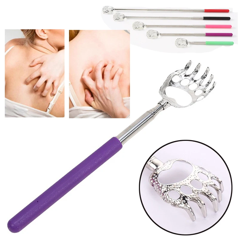 الظهر هرش تلسكوبي خدش الظهر خدش مدلك عدة مكشطة قابلة للتمديد تصغير حكة المنتجات الصحية Hackle #1