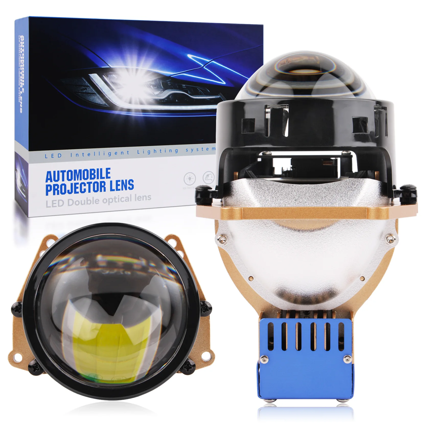 

270W H9L LED Bi Beam Projector Headlights Reflective Laser Retrofit Car Accessories Ultra Bright Penetration Front Lights