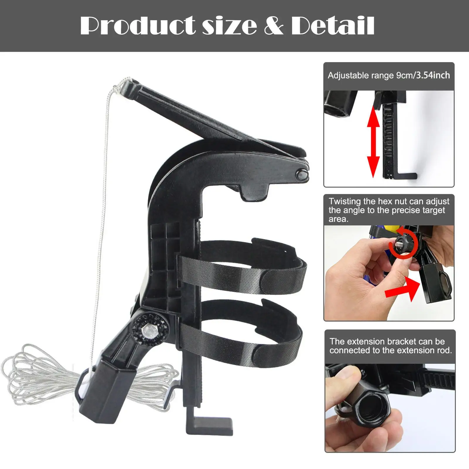 Sprays Can Extension Pole Adaptor Adjustable Sprayer Extension Pole Adaptor Angle Spray Extender Sprayer