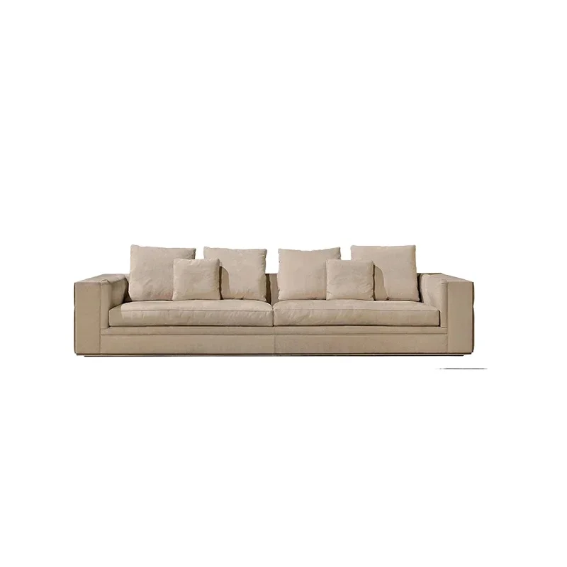 #Elegant Luxury Living Room Sofa High-end Home Furniture For Large Villa L-shaped Leather Couch Designer Muebles Hotel Furniture