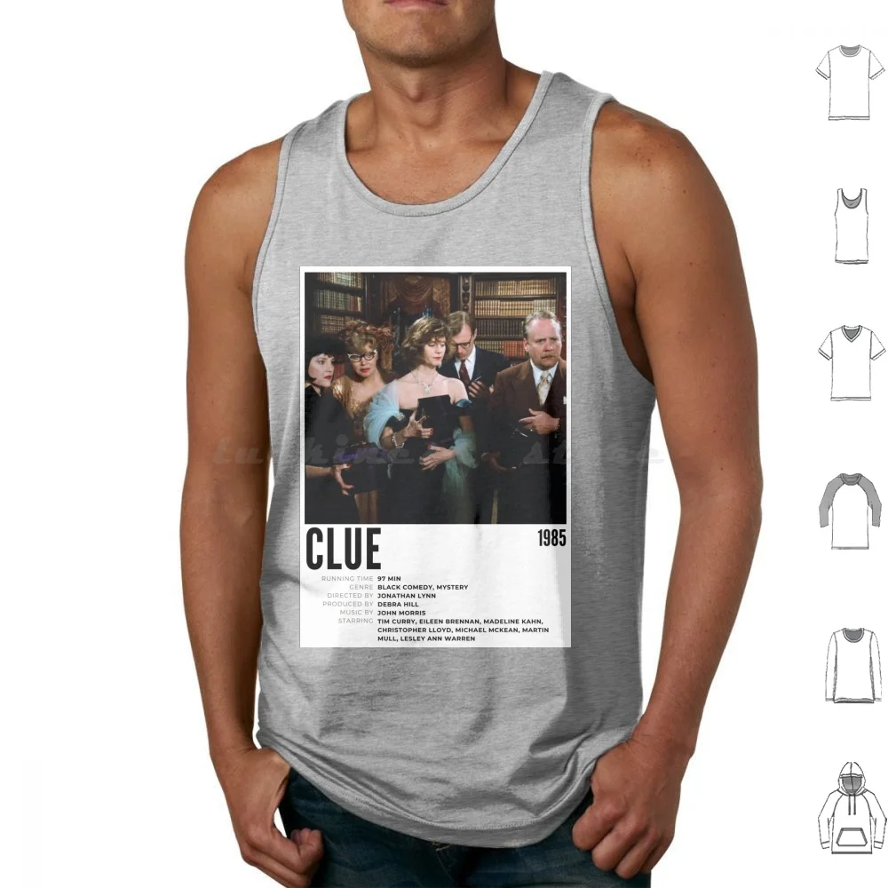 Clue ( 1985 ) Tank Tops Vest Sleeveless Clue Cult Classic Comedy Funny Movie Movie Tim Curry Mystery Horror Scary Halloween