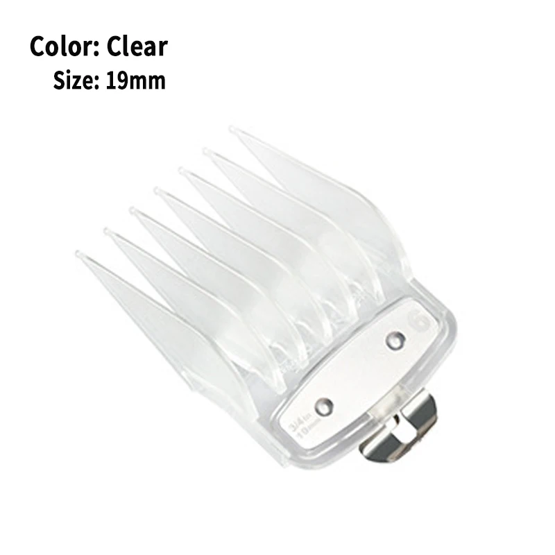 Professioneller Haarschneider-Aufsatzkamm für Wahl Trimmer – Friseur-Führungskamm Haarschneidewerkzeug Clipper-Aufsatzkämme Schwarz/Transparent – Detail 15