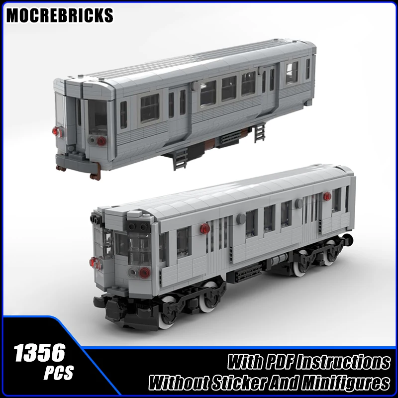 

MOC City Transport Series CTA 2200 Series Train Model Building Block DIY Assembly Originality Brick Boy Toys Set Xmas Gifts