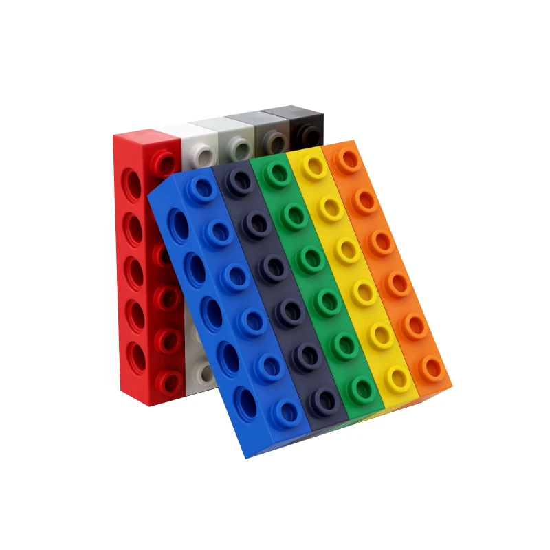 20pcs compatible assembly particles 3894 1x6 5-hole porous brick long beam building block children's puzzle toy