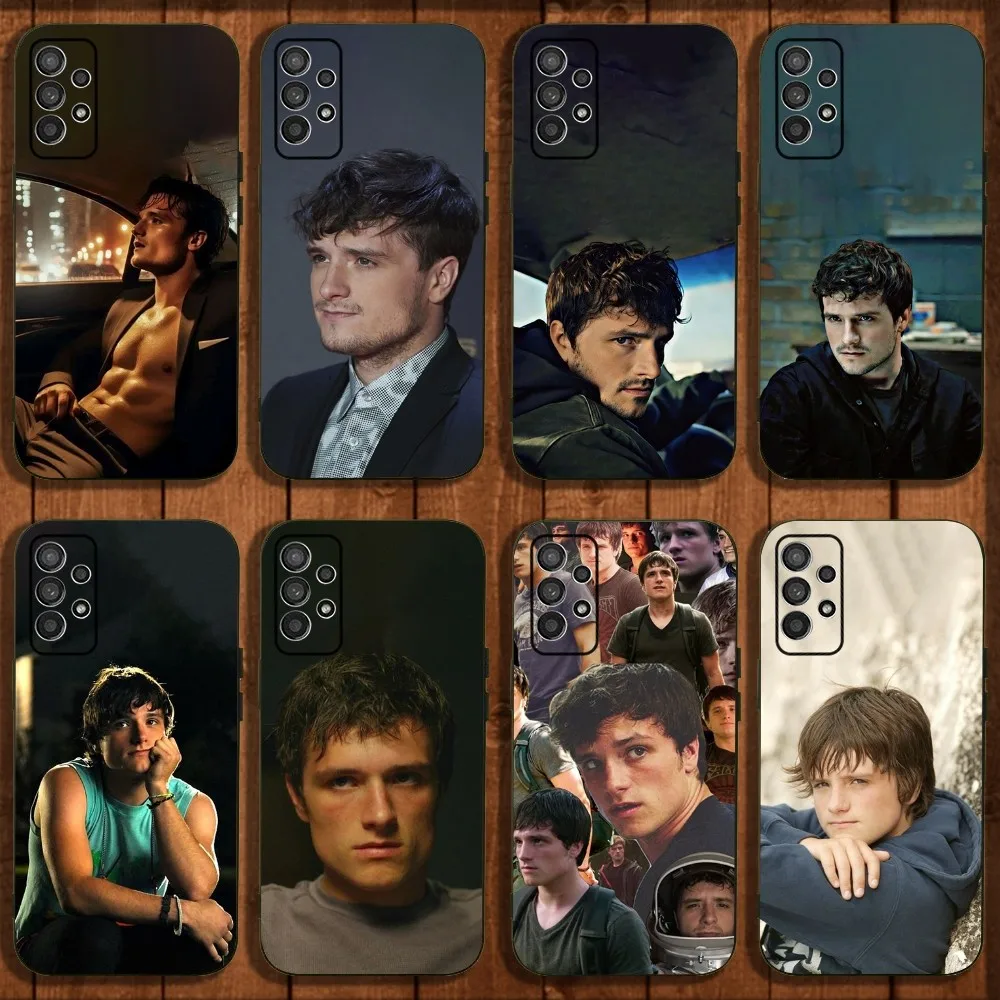 

J-Josh H-Hutcherson Actor Phone Case For Samsung Galaxy A13,A21s,A22,A31,A32,A52,A53,A71,A80,A91 Soft Black Cover