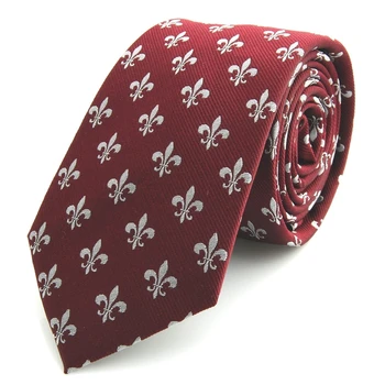 T-F005 Corbata de seda Fleur De Lis para hombre - venta completa