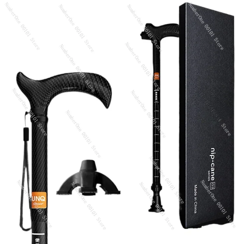 

Super Lightweight Retractable Cane Walking Stick Medical Four-Leg Non-Slip Multifunctional