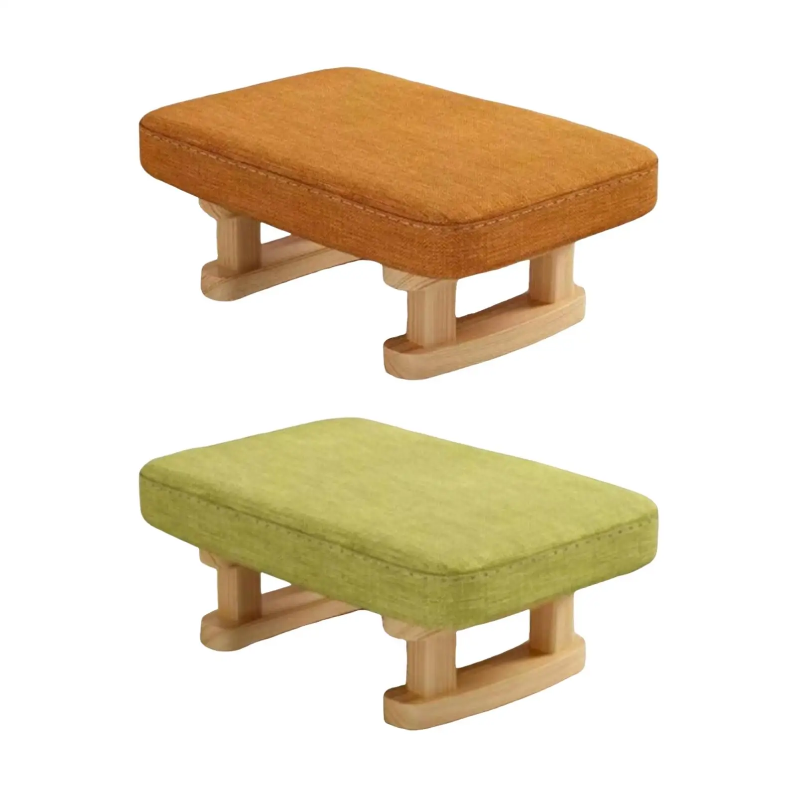 

Small Foot Stool Ottoman Bench Padded Foot Stool for Couch Office Bedroom