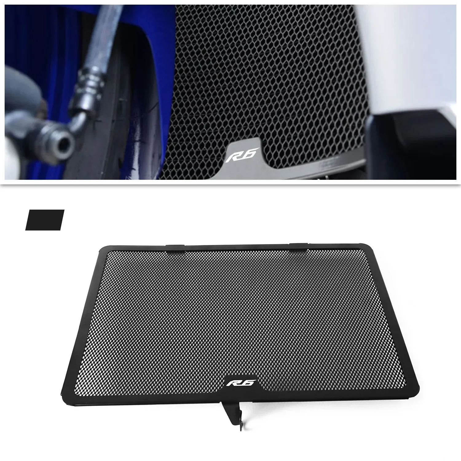 

For Yamaha R6 YZF-R6 2006-2016 Motorcycle Aluminum Radiator Grille Guard Cover
