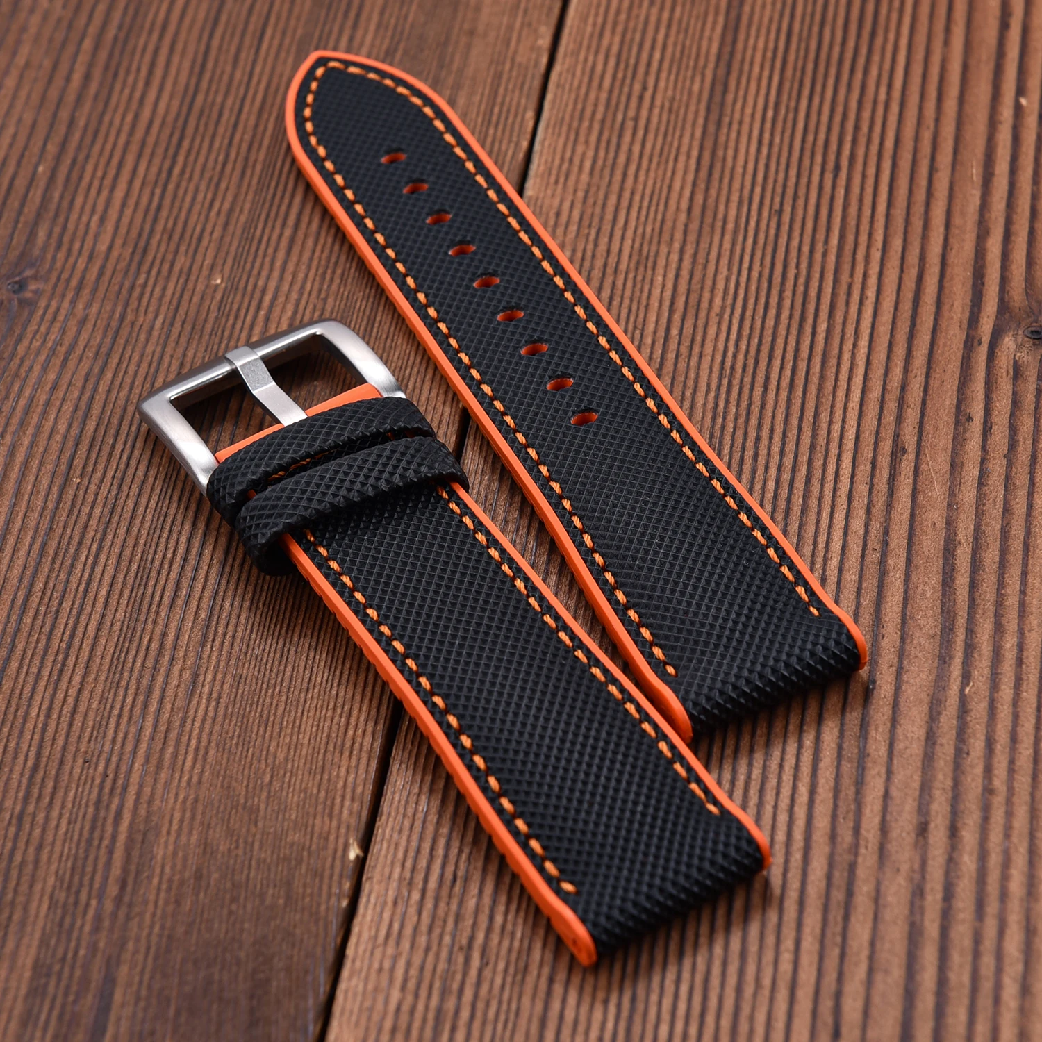 Canvas Nylon Rubber Strap 20mm 22mm 24Waterproof Watchband For Breitling Omega IWC Citizen TUDOR Hamilton Watch Men accessories view 4