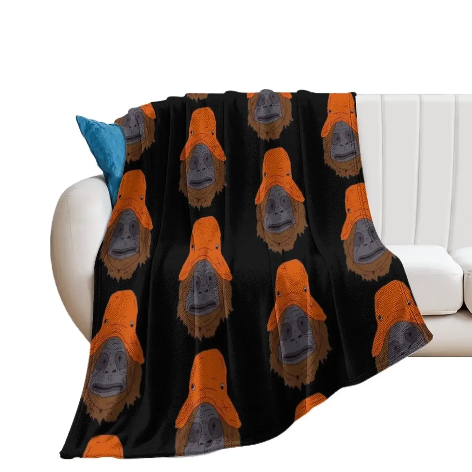 sassy the sasquatch Throw Blanket wednesday Bed Blankets