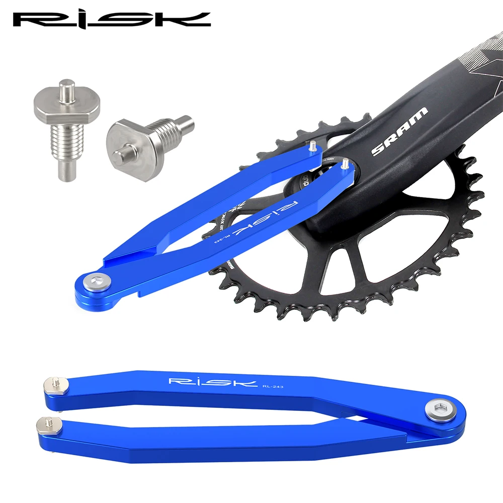 Risk Bike Crank Arms Cap Pin Spanner Adjustable Tool Bicycle Hub Bottom Bracket Freewheel Pin Wrench for NX / GX / DUB