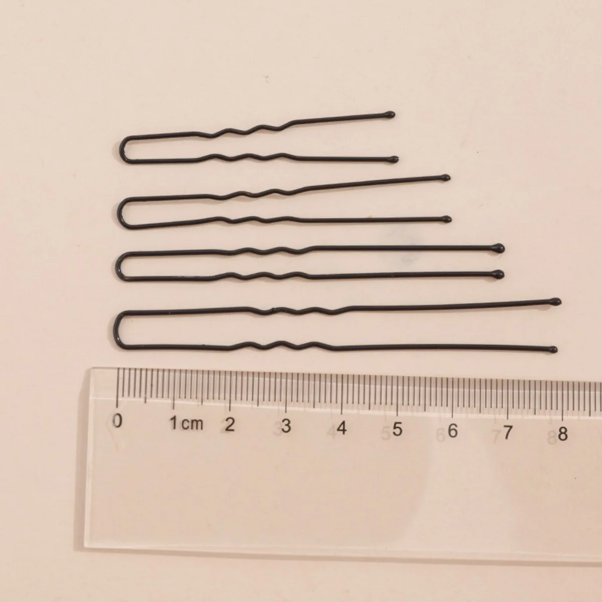 20Pcs/Set Black U-shaped Metal Hair Clips For Women Men Simple Trend Wave Wedding Bridal Hairstyle Design Tools Hair Accessories